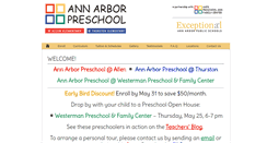 Desktop Screenshot of annarborpreschool.com